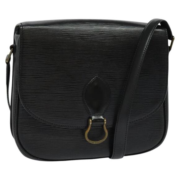 LOUIS VUITTON Epi Saint Cloud GM Shoulder Bag Black Noir M52192 - Picture 1 of 16
